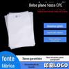 Saco personalizado em PE fosco com boca plana auto-adesivo saco plástico translúcido saco plástico com zíper para vestuário saco para embalagem de celular e eletrônicos