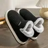 Zapatos de Algodón de Invierno Nuevos para que los Ancianos Usen en el Exterior, Suela Suave Antideslizante, Resistentes al Desgaste para Interior, Cálidas, Zapatillas de Algodón de Felpa Súper Gruesa al Por Mayor