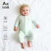 Mono de verano fino y transpirable de manga larga para bebé, mameluco de algodón para bebé, ropa con aire acondicionado para recién nacidos, pijama