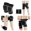 Rodilleras para Danza Spot Rodilleras Engrosadas de Esponja para Proteger las Rodillas Suelo de Práctica de Yoga Danza Limpieza de Pisos Rodilleras Deportivas Protectoras