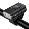 Luz Delantera Dual T6 para Bicicleta, Ciclismo en Bicicleta de Montaña Carga USB Iluminación de Advertencia Roja Faro LED Doble