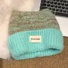 Gorro de Punto de Lana Estilo Coreano Cálido con Orejas de Gato Otoño Invierno Protección para los Oídos al Aire Libre para Mujer Versátil con Forro de Forro Polar Hace que la Cara Parezca Más Pequeña
