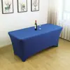 Conjunto de Mesa Elástico Transfronteiriço Conjunto para Bar de Coquetéis Toalha de Mesa Elástica Cobertura de Mesa para Reunião de Hotel Banquete Toalha de Mesa para Casamento ao Ar Livre