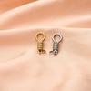Anillo de resorte de acero inoxidable Hebilla en forma de 8 Accesorios multifuncionales Hebilla para colgar en la cintura Clip Accesorios al por mayor Anillo de conexión para cartera