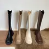 Botas Chelsea Chuyuji Botas Largas Blancas 2026 Nuevo Otoño Invierno Botas Martin de Suela Gruesa Botas de Caballero de Tubo Alto para Mujer