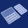 Caixa de Armazenamento de Joias com 13 Compartimentos Plástico PP Transparente Botão de Metal Grade de Classificação para Equipamentos de Pesca Peças Pequenas Caixa Plana Amazon