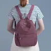 Mochila Feminina 2026 Novo Estilo Versátil para Mamães Nylon para Viagem ao Ar Livre Leve Casual