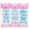 Material de producción de pegatinas de diamantes hechas a mano para niños, mariposa tridimensional de diamante, pegatinas de cristal, rompecabezas para pegar, gema adhesiva, diamante adhesivo