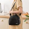 Nueva Bolsa Aislante Semicircular, Bolsa Satchel Gruesa de Gran Capacidad, Bolsa para Lonchera, Correa para el Hombro, Bolsa para Lonchera Cruzada, Bolsa de Hielo