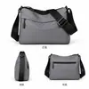 Bolso cruzado casual de tela Oxford, unisex, ligero, adecuado para viajar, bolso de hombro, almacenamiento, resistente al agua e ideal para ir al trabajo.