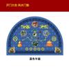 Tapete de Puerta Clásico Chino de Siete Estrellas Tapete para Pies Hogar Sala de Estar Dormitorio Tapete de Puerta Antideslizante Absorbente Alfombra Roja