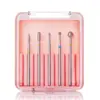 Set de Pulido de Cinco Piezas Diamante Rosa Exfoliación Estilo Ruso Pre-tratamiento Cabezal de Pulido de Esmeril Electrochapado