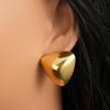 Aretes Electrochapados de Diseño de Alta Gama, Aretes Personalizados para Mujer Europeos y Americanos, Moda Transfronteriza y Simplicidad