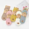 Tian Yi calcetines invisibles de color sólido nuevos estilo japonés calcetines de silicona para mujer color caramelo ligero Vogue calcetines para mujer al por mayor