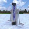 Equipamento de fitness de luxo de alta qualidade para uso externo, coluna dupla, praça ao ar livre em parque comunitário, equipamentos esportivos de segunda geração, novo padrão nacional