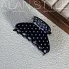 Pinza de garra de acetato estilo coreano Alan, tamaño mediano clásico, para peinados semi-recogidos, accesorio para el cabello tipo pinza de tiburón elegante y exquisito para la parte trasera de la cabeza