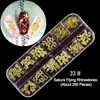 Accesorios para Uñas Pequeños Diamantes de Imitación Acrílicos Irregulares de Dorso Plano Cuentas Metálicas Lentejuelas Perlas de Nácar Diamantes de Imitación de Pan de Oro