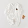 Ropa para bebé Anyang ropa para recién nacido primavera y otoño algodón sin costuras mariposa pijama para bebé con una generación de pelo
