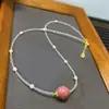 Colar Corrente Clavícula Laca Original de Alta Qualidade, Corrente para Suéter, Acessório da Moda, Versátil e Elegante, Perfeito como Presente - T2184