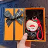 Llavero Colgante Creativo de Árbol de Navidad de Cuero para Parejas, Decoración de Llavero para Coche y Bolso, Pequeño Regalo de Navidad