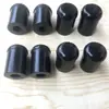 Eje Hueco Montaje en Cabeza Material Cabeza de Eje Cabeza de Hongo Negra Cabeza de Eje Pintura Negra Cabeza de Eje Madera Maciza Cabeza de Eje para Postes de Piso