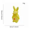 Set de Huevos de Pascua de Mimbre de Simulación de Colores Adornos de Decoración de Conejo de Primavera Huevos Pintados de Huevo Agrietado Hechos a Mano en Caja