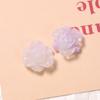 Pendientes de resina con pequeñas flores de tinta de viento fragante, rosas cepilladas, accesorios para bricolaje, horquillas, material para carcasa de teléfono móvil, venta al por mayor