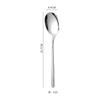 Cuchillo para carne y tenedor de acero inoxidable 304L martillado con impuestos incluidos, cuchara redonda para sopa, tenedor para ensalada doméstico transfronterizo para hotel, cuchara para servir