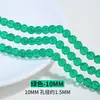 Cuentas de Vidrio Pintadas Multicolor 8~10mm Cuentas Redondas de Luz Blanca Accesorios para Pulsera Collar DIY Cuentas Redondas de Vidrio Venta al por Mayor