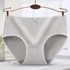 Roupa Íntima Estilo Japonês Cor Sólida Cintura Média Meninas Laço Borboleta Doce Confortável Respirável Roupa Íntima Feminina Calcinhas Atacado Transfronteiriço