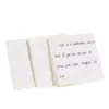 Deli Bt400 Pegatinas de Estudio 60 Hojas Pegatinas en Inglés Notas Adhesivas Notas Adhesivas de Cuadrícula Horizontal