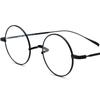 Armazón Ultra Ligero de Titanio Puro para Miopía Vintage Artístico Redondo Prince Armazón de Gafas Ópticas para Hombre Recubrimiento IP Shenzhen