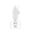 Botella pequeña de boca estrecha de 50ML, botella de presión, botella de plástico PET, botella de viaje recargable para cosméticos, artículos de hotel, botella vacía atomizadora