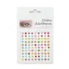Set de pegatinas transfronterizas de perlas y diamantes, pegatinas faciales de gemas de pedrería, pegatinas para cejas, accesorios faciales para niños, pegatinas de diamantes para maquillaje