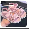Sandalias de Verano para Niños y Niñas Bebé Pequeño Zapatos para Niños Pequeños Sandalias de Plástico con Puntera de Princesa Venta al Por Mayor
