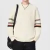 Recomendación popular: Suéter de punto de cuello redondo moderno y elegante de fábrica, prendas de punto para hombre
