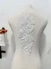 Vestido de Boda Bordado con Cuentas de Colores Parche de Aplicación Patchwork Hecho a Mano DIY Accesorios para Vestidos de Encaje Tocado Nupcial