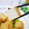 Caixa Fechada de Tofu de Peixe Sabor Peixe Anjing Q Tofu de Peixe Semi-acabado Panela Quente Panela Quente Picante Oden Comercial 2,5kg*4 Pacotes