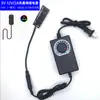 Controlador de Velocidad de Ventilador de Gabinete de Computadora 220V a CC 12V 2A Fuente de Alimentación Ajustable Pequeña 4P Ventilador PWM Control de Temperatura Uno a Cinco