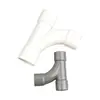 Tubería de suministro de agua de PVC, 20, 25, 32, conector de tres vías para acuarios, tubería de aire acondicionado y drenaje, diseñado para un flujo suave