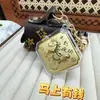 Llavero Atractor de Riqueza de Oro Puro 999 20Mg de Oro Mismo Estilo Cadena para Teléfono Colgante para Bolso de Mano Regalo para Pareja
