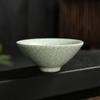Juego de té Ru Kiln, taza de té, piezas abiertas, taza maestra, juego de té de kung fu de cerámica para el hogar, taza de té individual, taza de té, lata, taza de té elevada