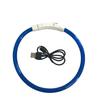 Collar LED Emisor de Luz Transfronterizo Amazon Fibra Óptica PVC Collar para Mascotas Nocturno Suministro Directo de Fábrica Mayoreo