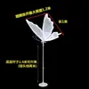 Adereços de Casamento Asas de Borboleta Luminosas Pingente Decoração de Teto Lustre de Palco de Casamento Palco T Caminho de Ferro Ornatos de Chumbo
