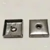 Tuerca de inserción para tubo cuadrado de chapa metálica conector de soldadura interior de tubo pieza dentada de rosca interior acero inoxidable manguito interior de tubo redondo rosca tuerca empotrada