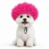Peluca de mascota con explosiones, cabeza explosiva blanca, accesorios de cosplay de Halloween, tocado, foto de perro divertido