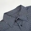 Northbound Roupa Masculina 2026 Outono Nova Camisa de Manga Longa com Listras Finas Camisa Casual Tendência Masculina Roupa de Casal Top