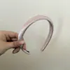 Faixa de cabelo fina de cetim lisa de cor sólida para mulheres, com coroa alta, antiderrapante, faixa que pressiona o cabelo para uso diário, prendedor de cabelo para lavar o rosto, acessório de cabelo