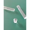 Haste guia de luz de 3 mm Abajur de LED Coluna transparente de plástico PC Cabeça redonda com clipe para fácil instalação
