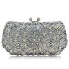 Caxili [Diamante] Moda de Lujo Europea y Americana Bolso de Noche con Incrustaciones de Diamantes Bolso de Noche Diamante Completo Bolso de Mujer Bolso Nupcial